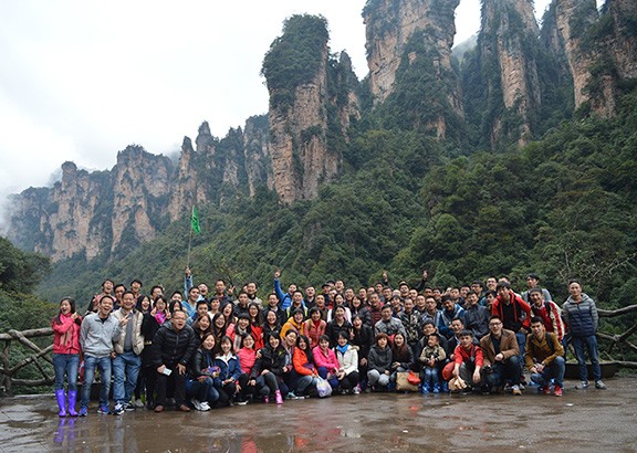 Employee tour in 2016 (Zhangjiajie in Hunan)