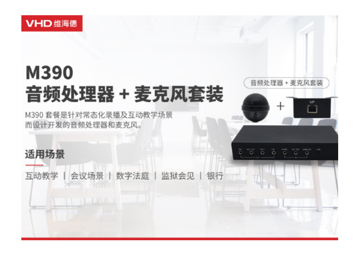 VHD-M390 Digital Audio Processor + Microphone Package